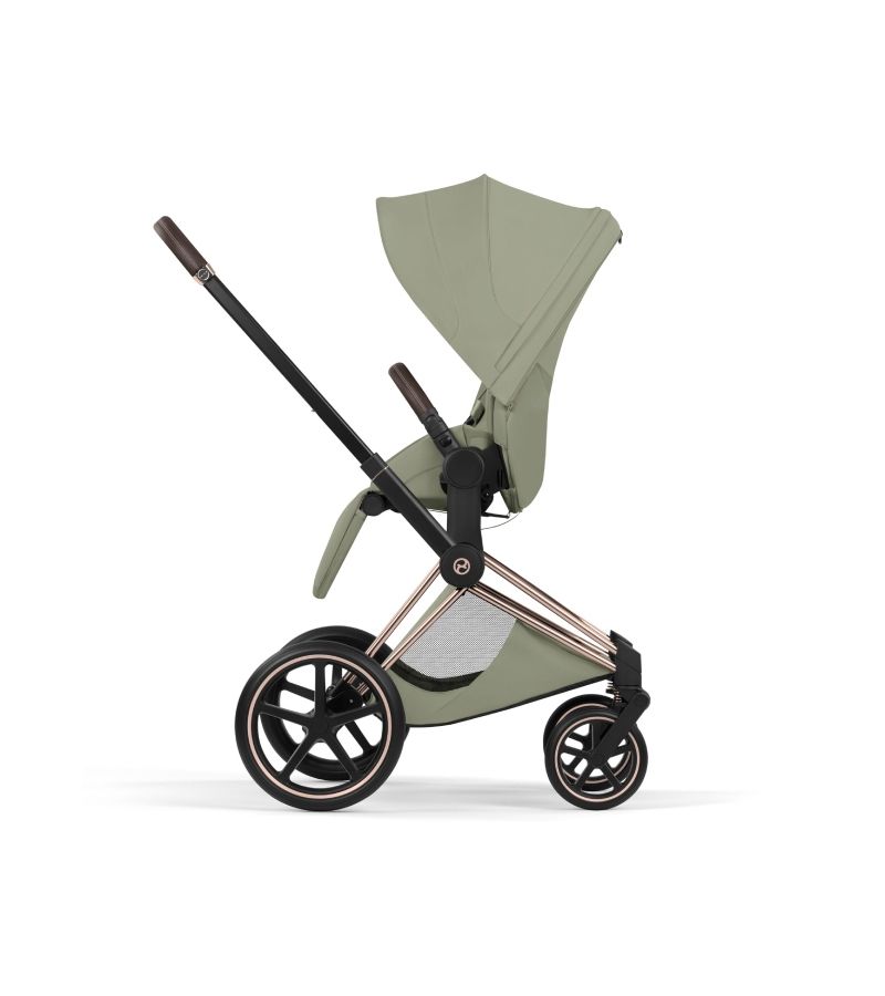Βρεφικό Καρότσι CYBEX Priam Style Sage Green Σκελετός Rosegold 