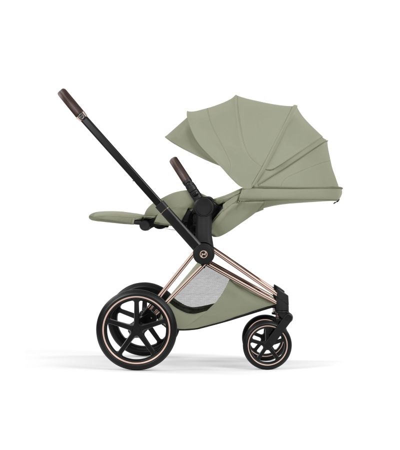 Βρεφικό Καρότσι CYBEX Priam Style Sage Green Σκελετός Rosegold 