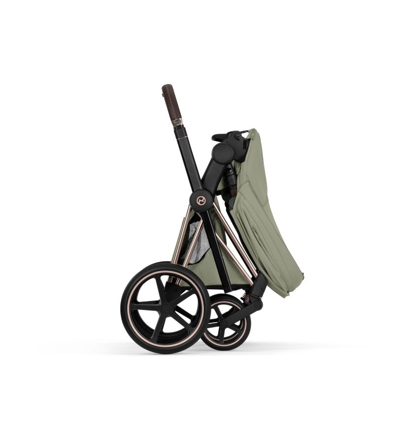 Βρεφικό Καρότσι CYBEX Priam Style Sage Green Σκελετός Rosegold 