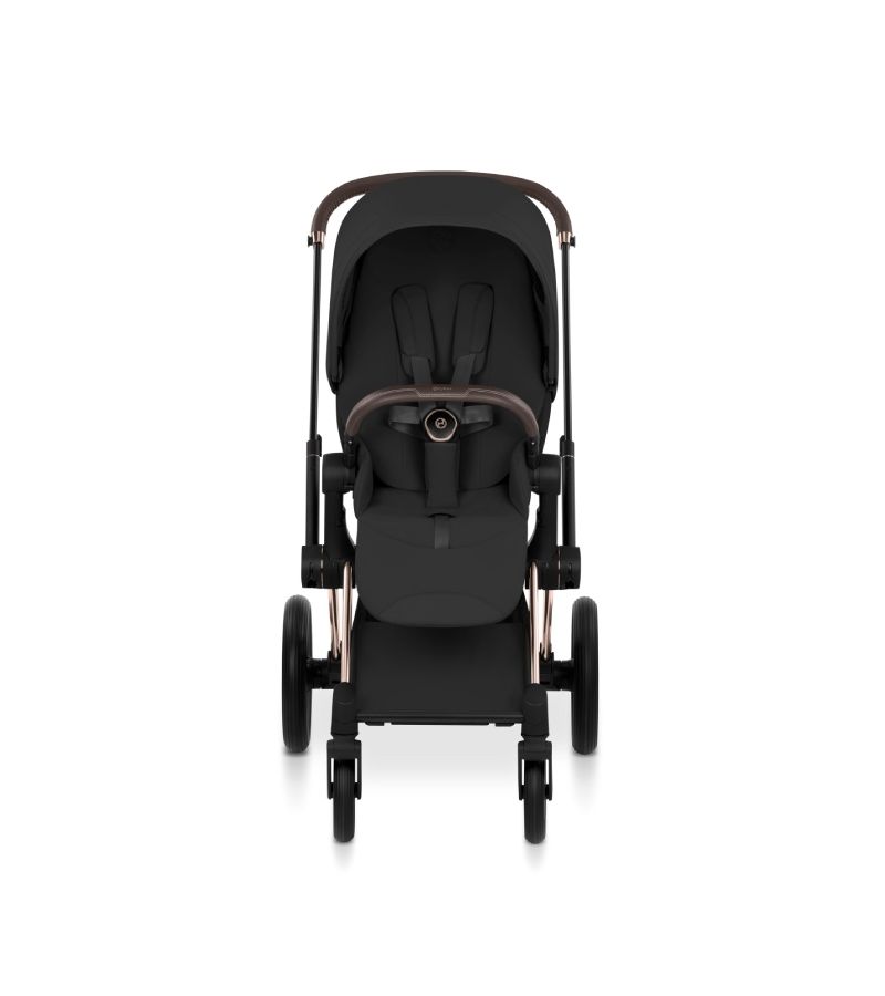 Βρεφικό Καρότσι CYBEX Priam Style Sepia Black Σκελετός Rosegold 
