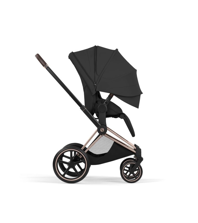 Βρεφικό Καρότσι CYBEX Priam Style Sepia Black Σκελετός Rosegold 