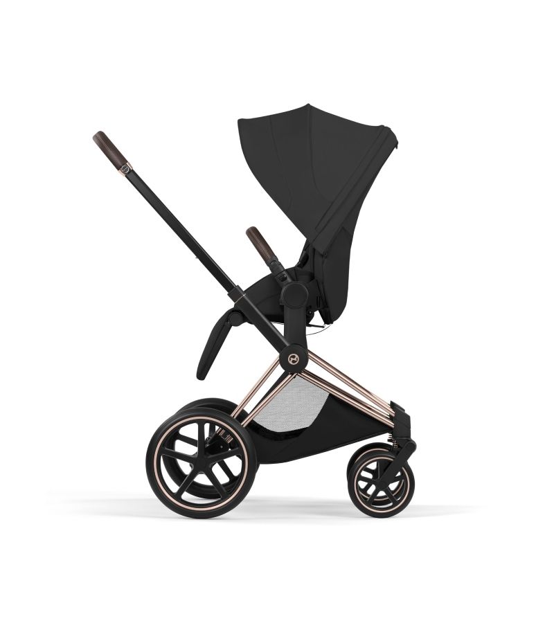 Βρεφικό Καρότσι CYBEX Priam Style Sepia Black Σκελετός Rosegold 