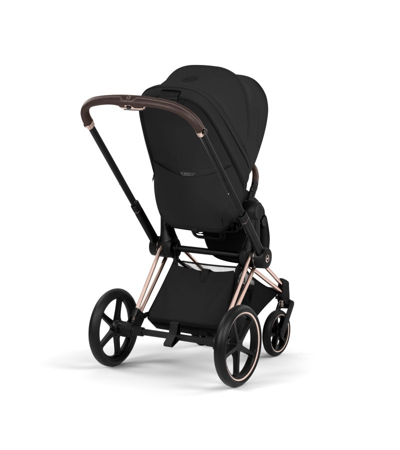 Βρεφικό Καρότσι CYBEX Priam Style Sepia Black Σκελετός Rosegold 