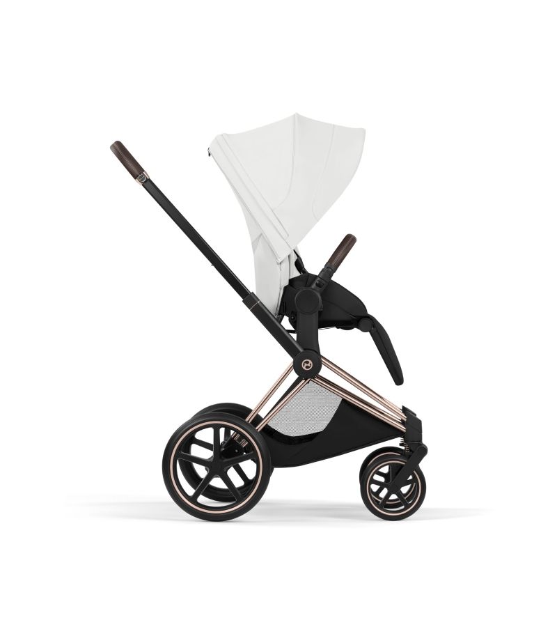 Βρεφικό Καρότσι CYBEX Priam Style Off White Σκελετός Rosegold 