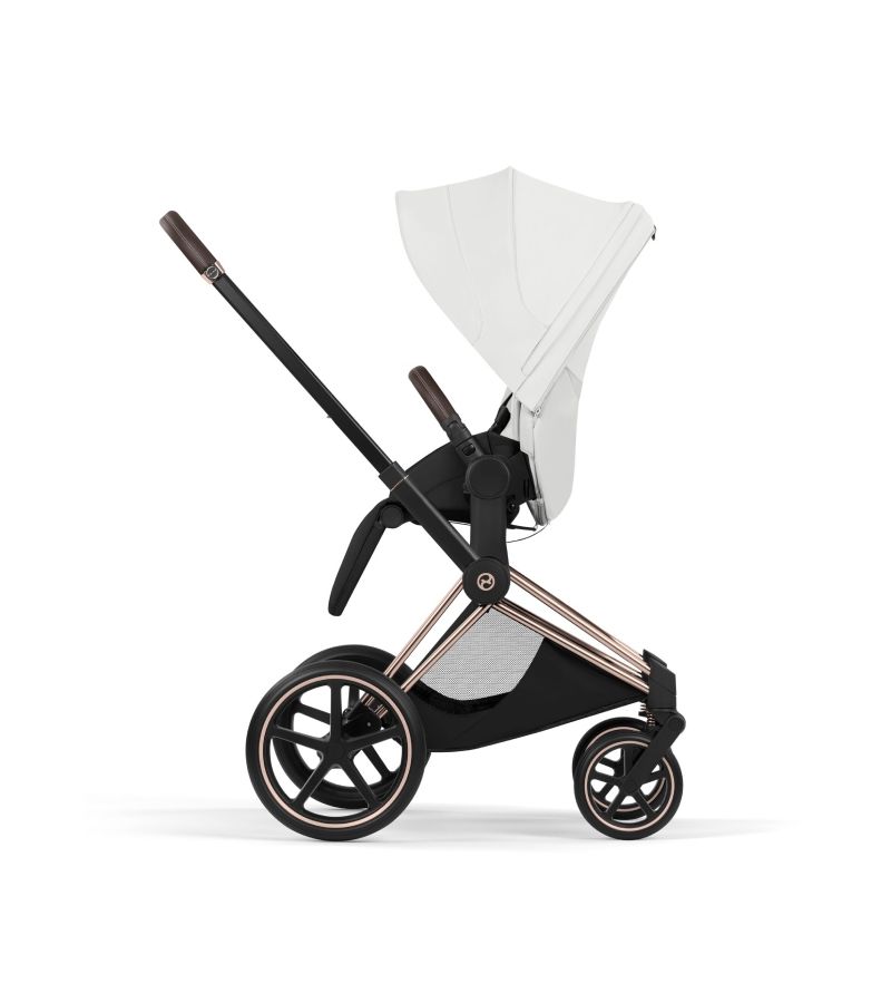 Βρεφικό Καρότσι CYBEX Priam Style Off White Σκελετός Rosegold 