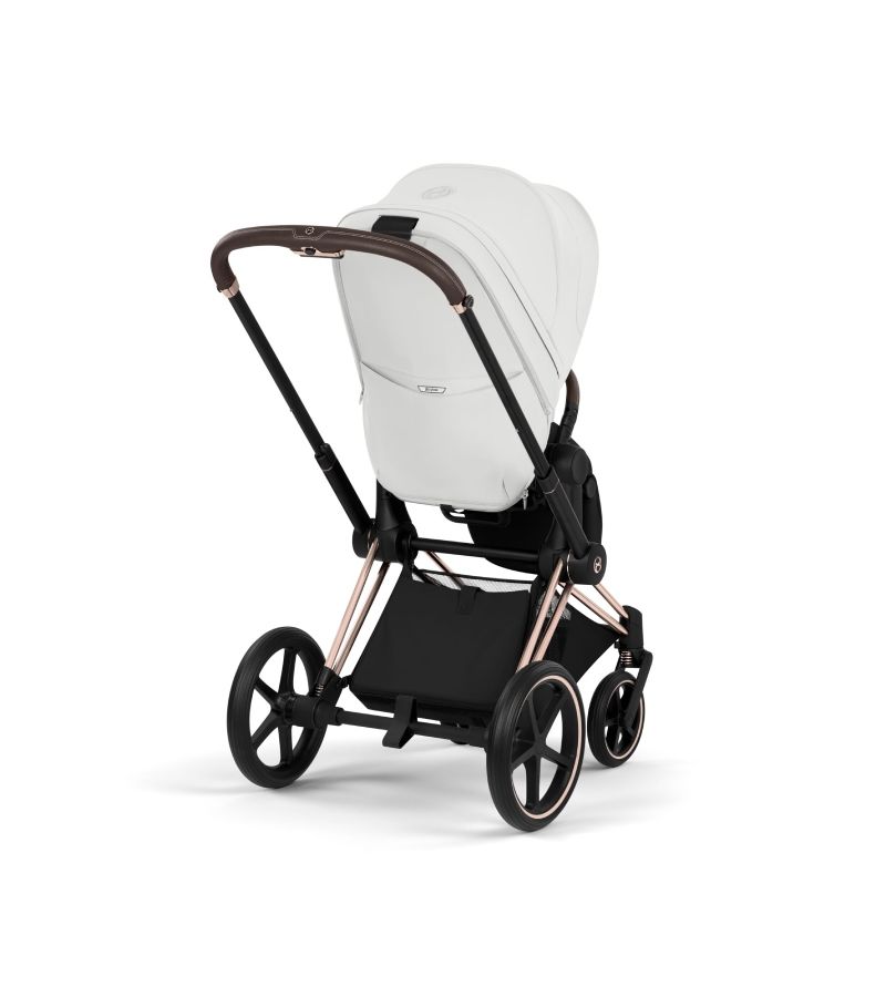 Βρεφικό Καρότσι CYBEX Priam Style Off White Σκελετός Rosegold 