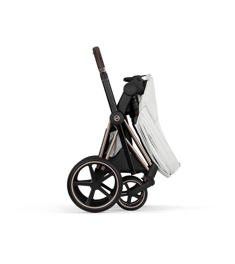 Βρεφικό Καρότσι CYBEX Priam Style Off White Σκελετός Rosegold 