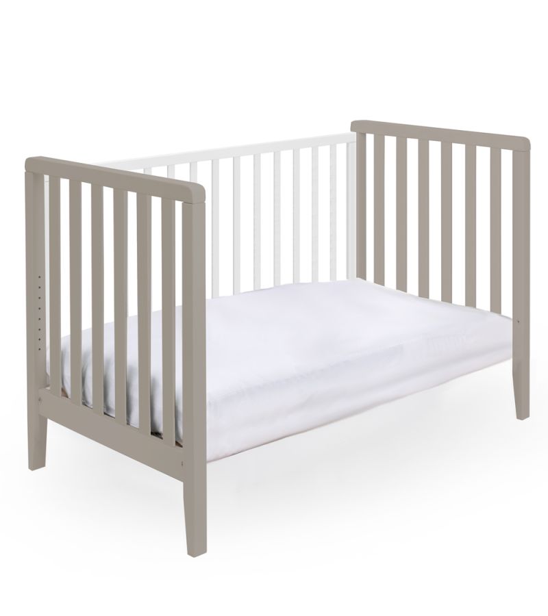 Βρεφικό Σετ PALI Win Bianco-Tortora με λίκνο(90χ73cm), κρεβάτι(133x73cm), στρώματα και προστατευτικό κάγκελο ή προίκα