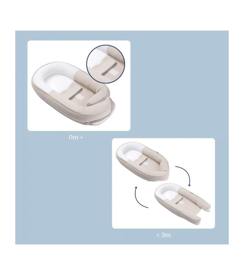 Βρεφική φωλιά DOOMOO Cocoon Tetra Jersey Sand DMCOTJS
