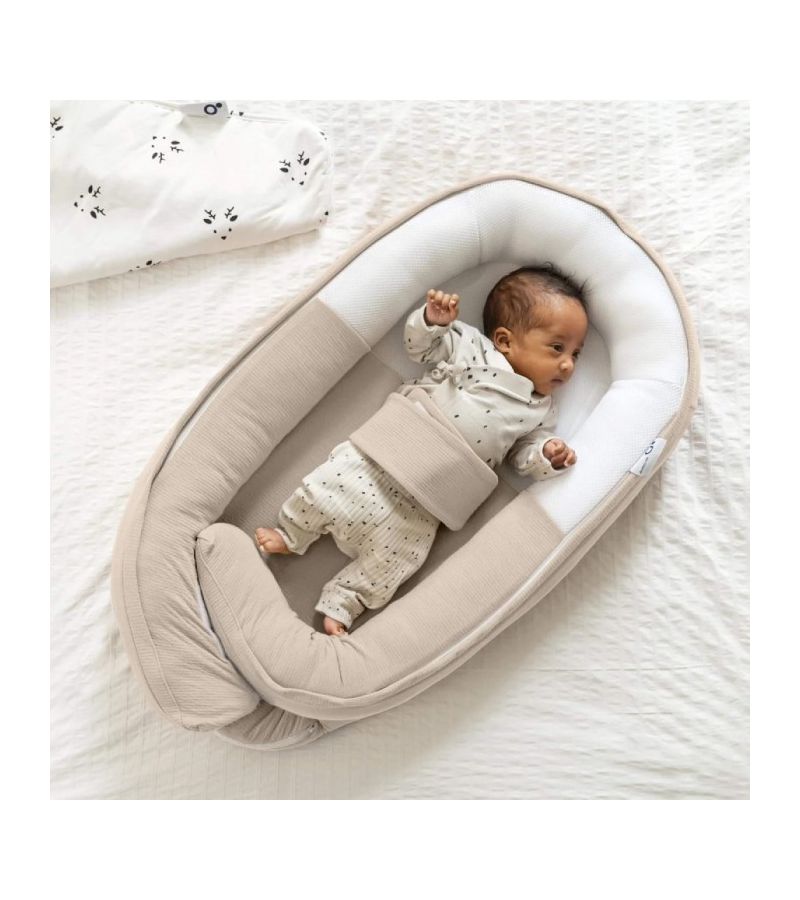 Βρεφική φωλιά DOOMOO Cocoon Tetra Jersey Sand DMCOTJS