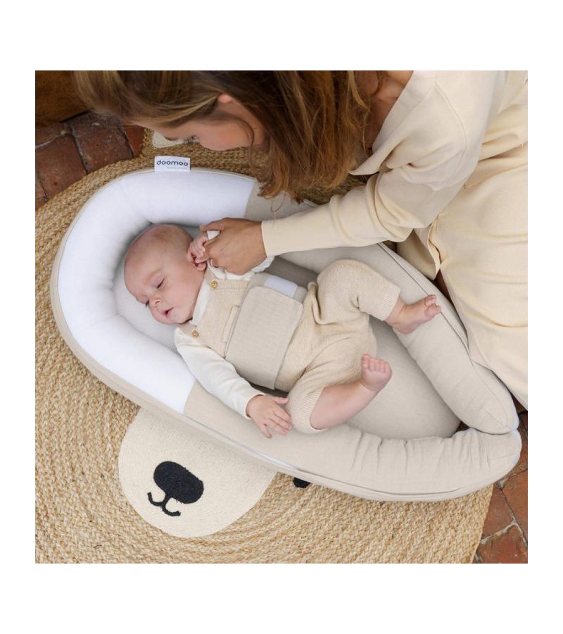 Βρεφική φωλιά DOOMOO Cocoon Tetra Jersey Sand DMCOTJS