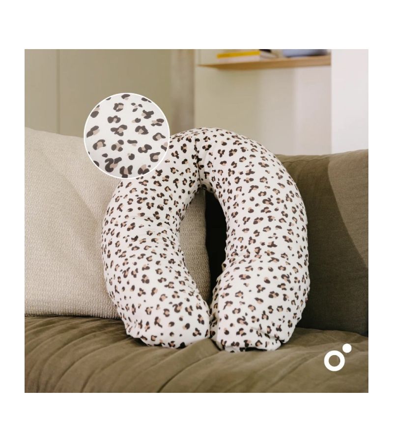 Μαξιλάρι θηλασμού DOOMOO Leopard Cream DMB87