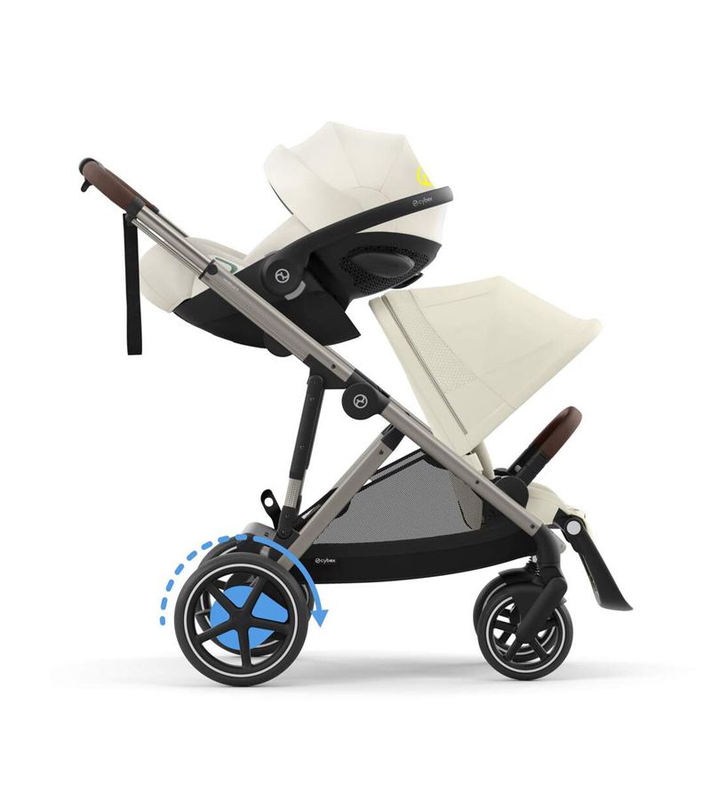 Βρεφικό Καρότσι CYBEX e-Gazelle TPE Seashell Beige