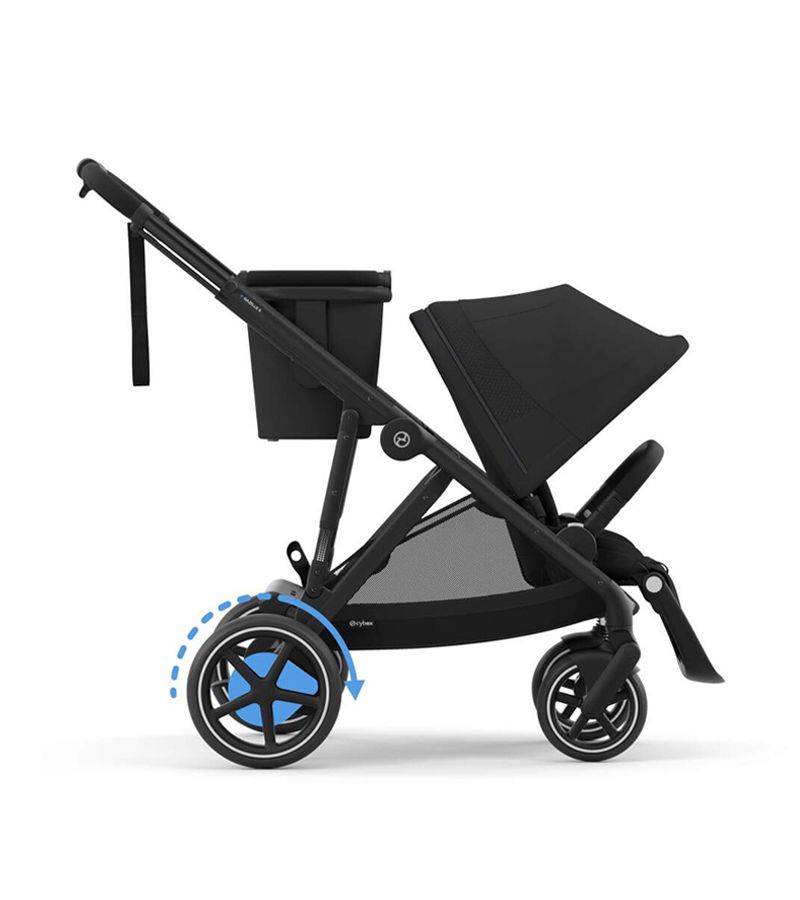 Βρεφικό Καρότσι CYBEX e-Gazelle BLK Moon Black Δώρο Πορτ Μπεμπέ CYBEX Gazelle S Moon Black