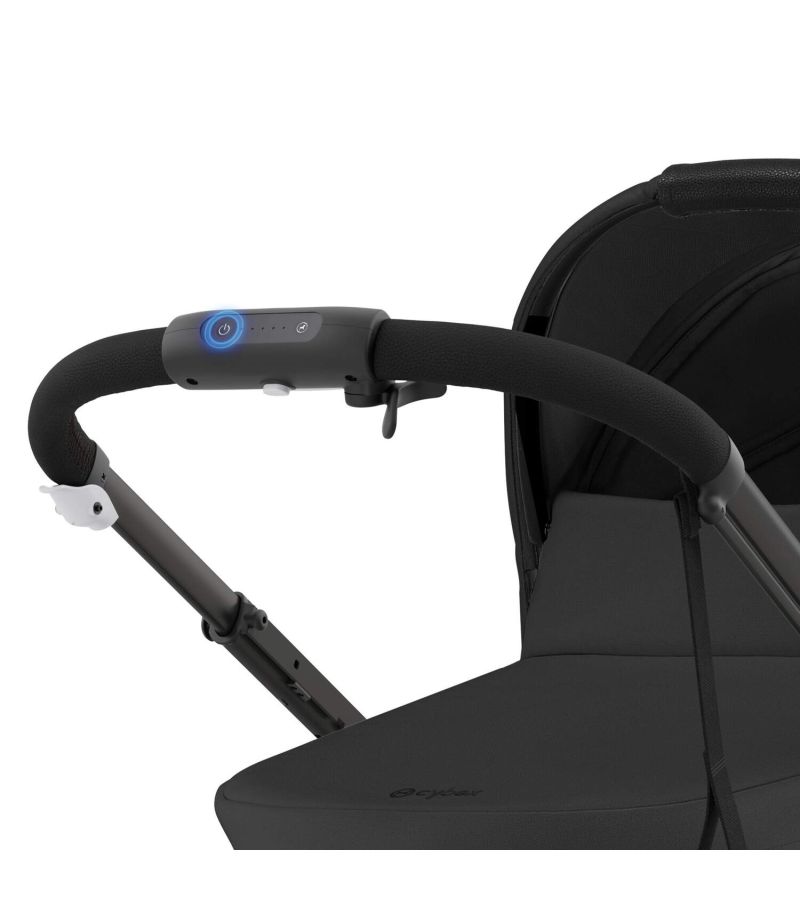Βρεφικό Καρότσι CYBEX e-Gazelle BLK Moon Black Δώρο Πορτ Μπεμπέ CYBEX Gazelle S Moon Black