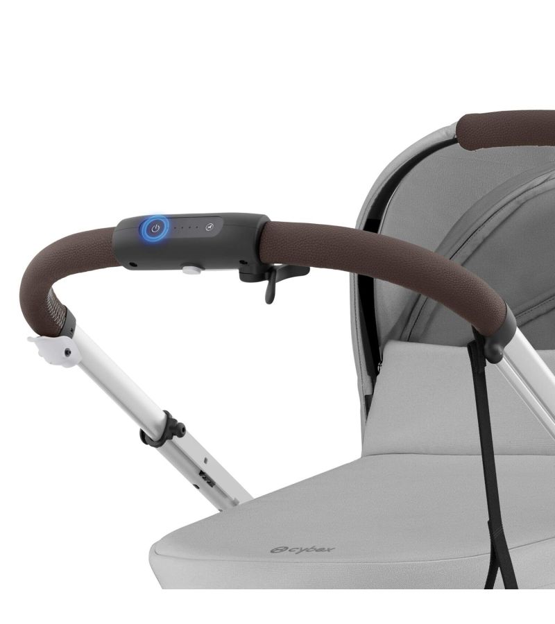 Βρεφικό Καρότσι CYBEX e-Gazelle SLV Stone Grey Δώρο Πορτ Μπεμπέ CYBEX Gazelle S Stone Grey