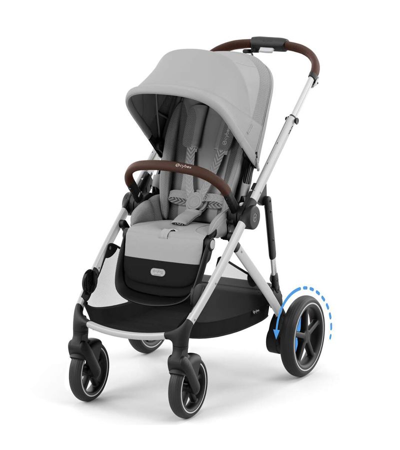 Βρεφικό Καρότσι CYBEX e-Gazelle SLV Stone Grey Δώρο Πορτ Μπεμπέ CYBEX Gazelle S Stone Grey