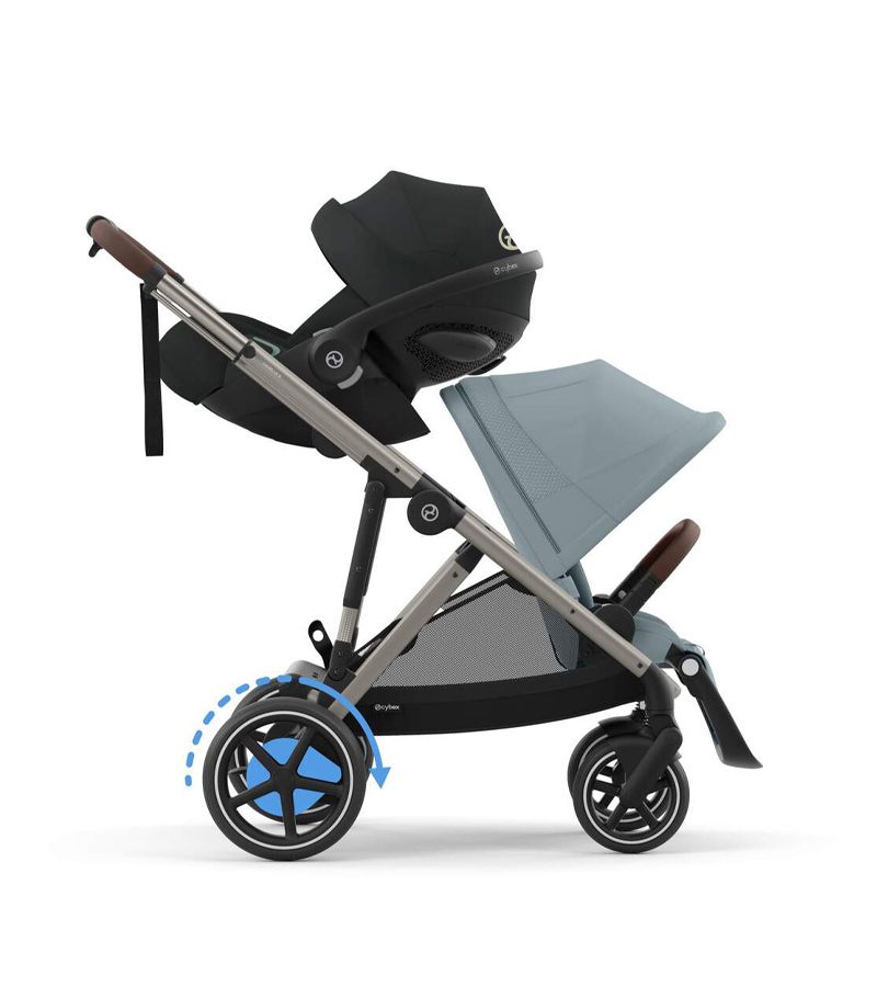 Βρεφικό Καρότσι CYBEX e-Gazelle TPE Stormy Blue Δώρο Πορτ Μπεμπέ CYBEX Gazelle S Stormy Blue