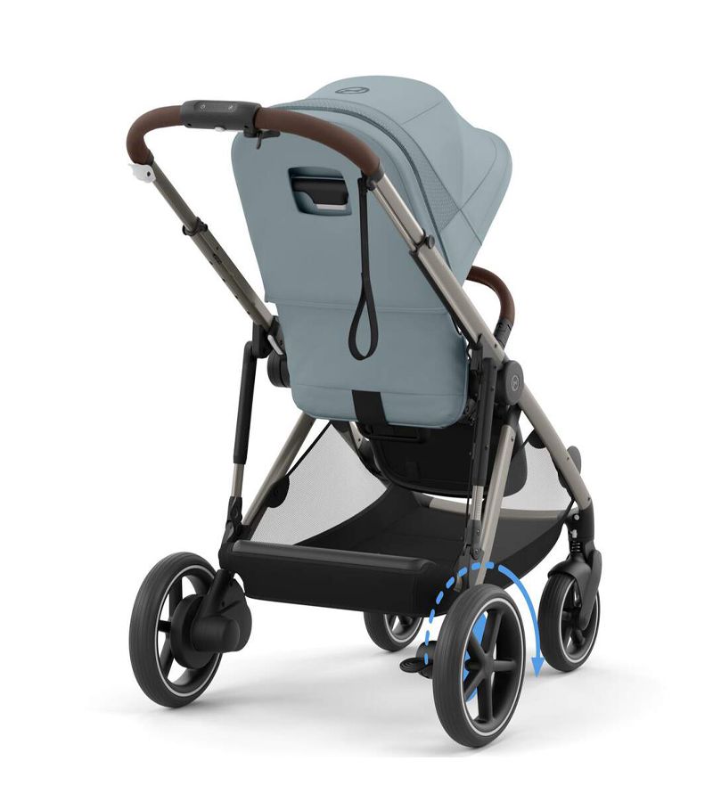 Βρεφικό Καρότσι CYBEX e-Gazelle TPE Stormy Blue Δώρο Πορτ Μπεμπέ CYBEX Gazelle S Stormy Blue