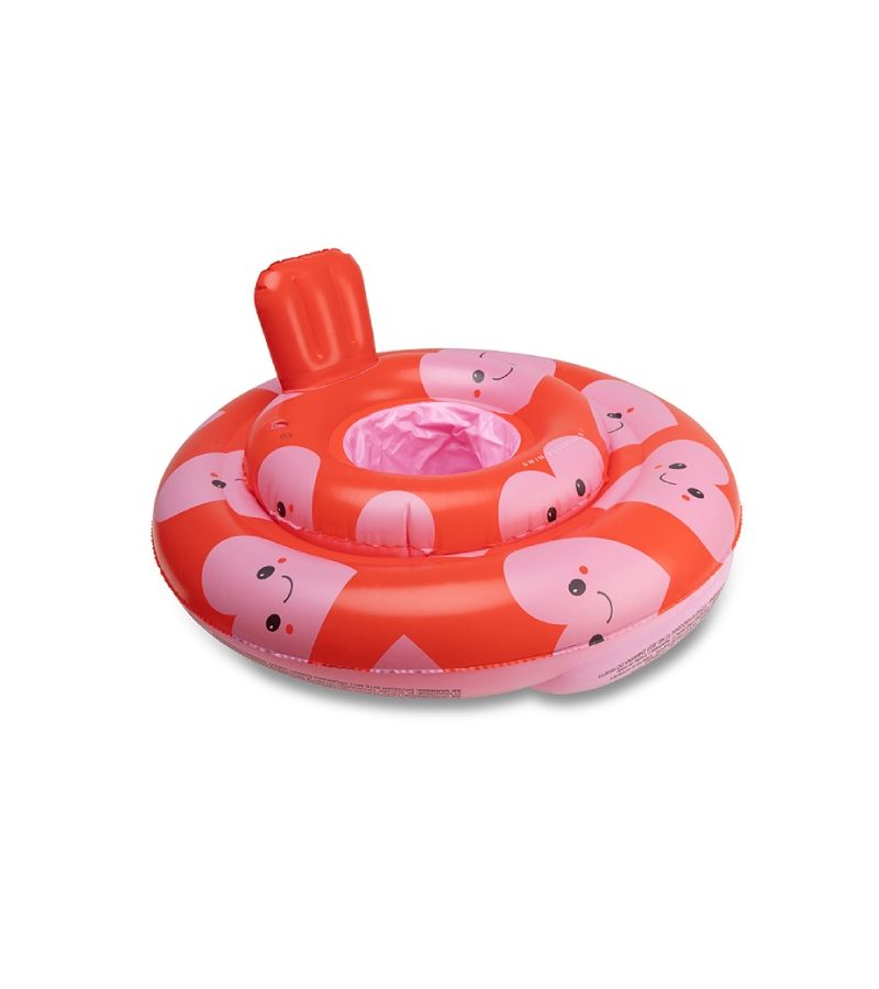 SWIM ESSENTIALS Παιδικό σωσίβιο με κάθισμα 69εκ 0-1y Red Hearts SWE-2024SE1081
