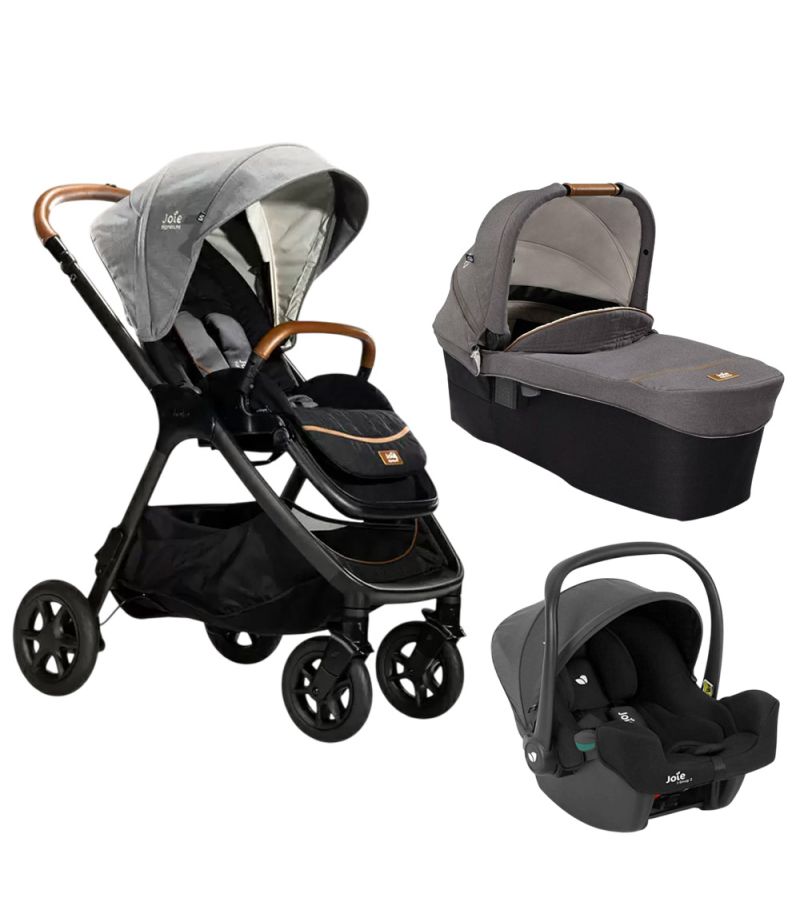 Βρεφικό Trio Set JOIE Finiti Carbon Signature με Πορτ μπεμπέ Joie Ramble XL και κάθισμα Ι-Snug 2 Shale