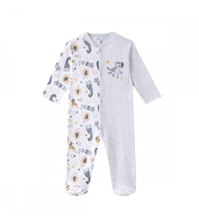 Βαμβακερό φορμάκι AMOMI Zebra Grey 71013