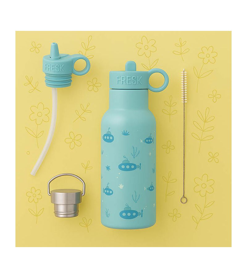 Θερμός από ανοξείδωτο ατσάλι FRESK 500ml με διπλό πώμα Submarine FR-FD320-72