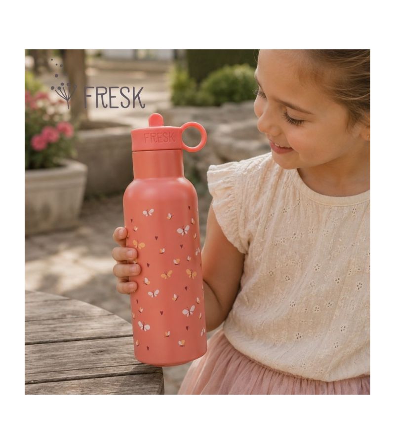 Θερμός από ανοξείδωτο ατσάλι FRESK 500ml με διπλό πώμα Butterfly FR-FD320-18