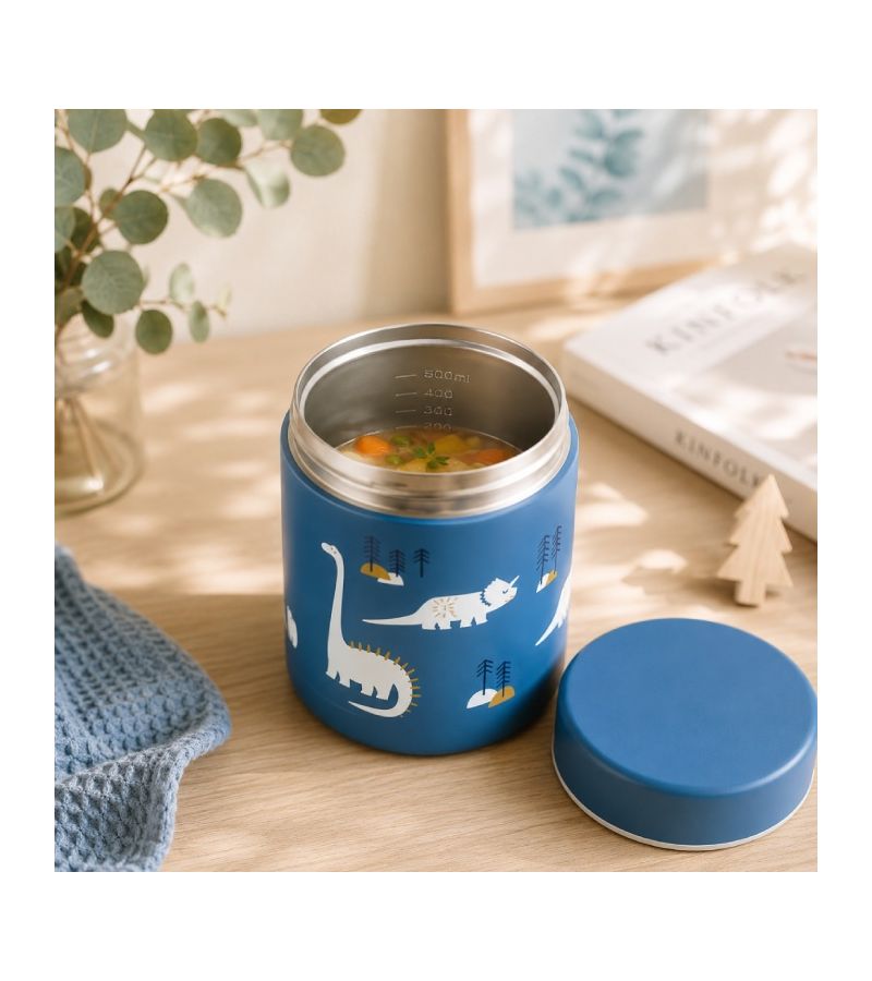 FRESK Θερμός από ανοξείδωτο ατσάλι φαγητού 500ml Dino FR-FD120-10