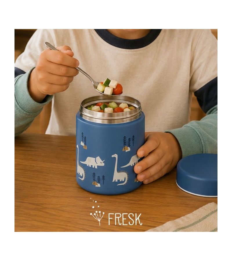 FRESK Θερμός από ανοξείδωτο ατσάλι φαγητού 500ml Dino FR-FD120-10