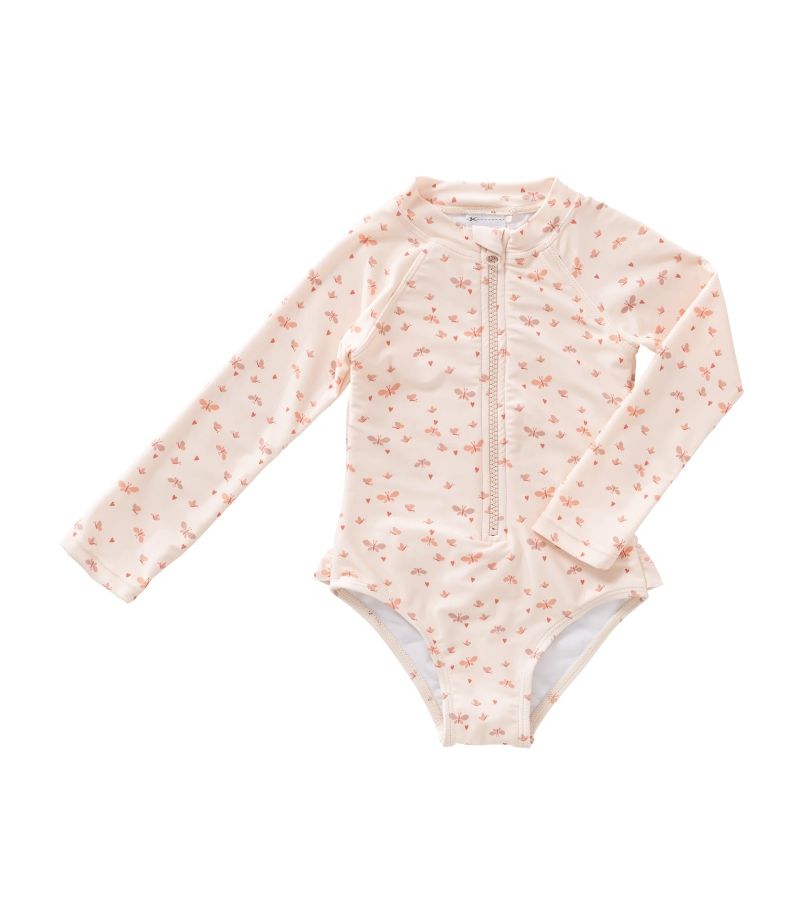 Ολόσωμο μαγιό FRESK με ηλιοπροστασία UV50 και μακριά μανίκια Butterflies FR-SW6384-18