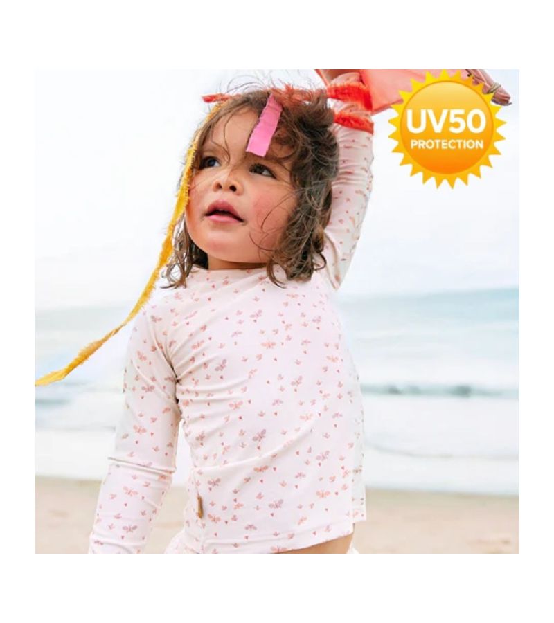 Μπλούζα με ηλιοπροστασία UV50 μακρύ μανίκι FRESK Butterflies FR-SW6318-18