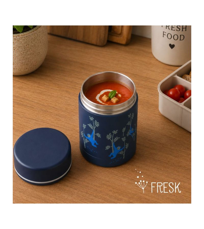 FRESK Θερμός από ανοξείδωτο ατσάλι φαγητού 300ml Monkey FR-FD100-27