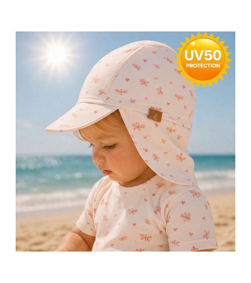 Καπέλο FRESK με ηλιοπροστασία UV50 Butterflies FR-SW6316-18