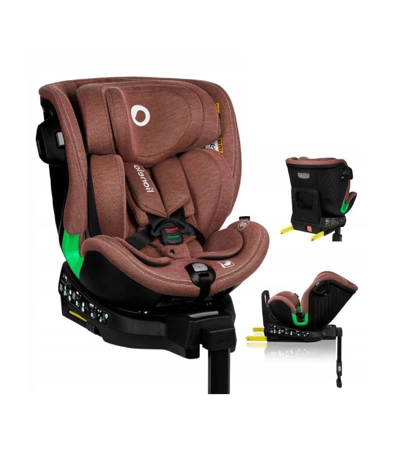 Κάθισμα Αυτοκινήτου Lionelo Harmony i-Size (40-150 cm) isofix Red Brick Bamboo