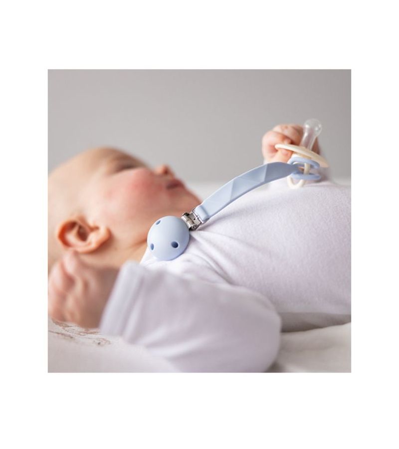Κλιπ Πιπίλας από σιλικόνη BABYONO Blue BN1469/02