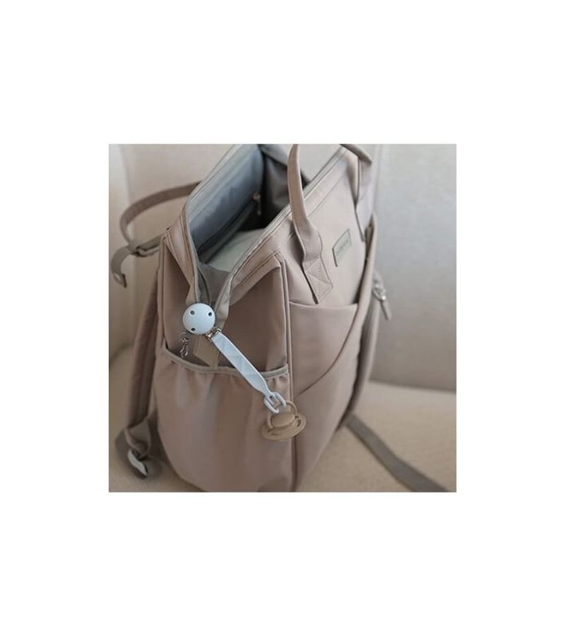 Κλιπ Πιπίλας από σιλικόνη BABYONO Pink BN1469/01