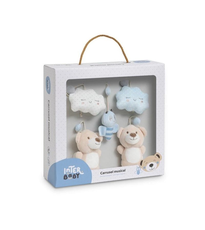 Interbaby Bear Μουσικό Carrousel Blue
