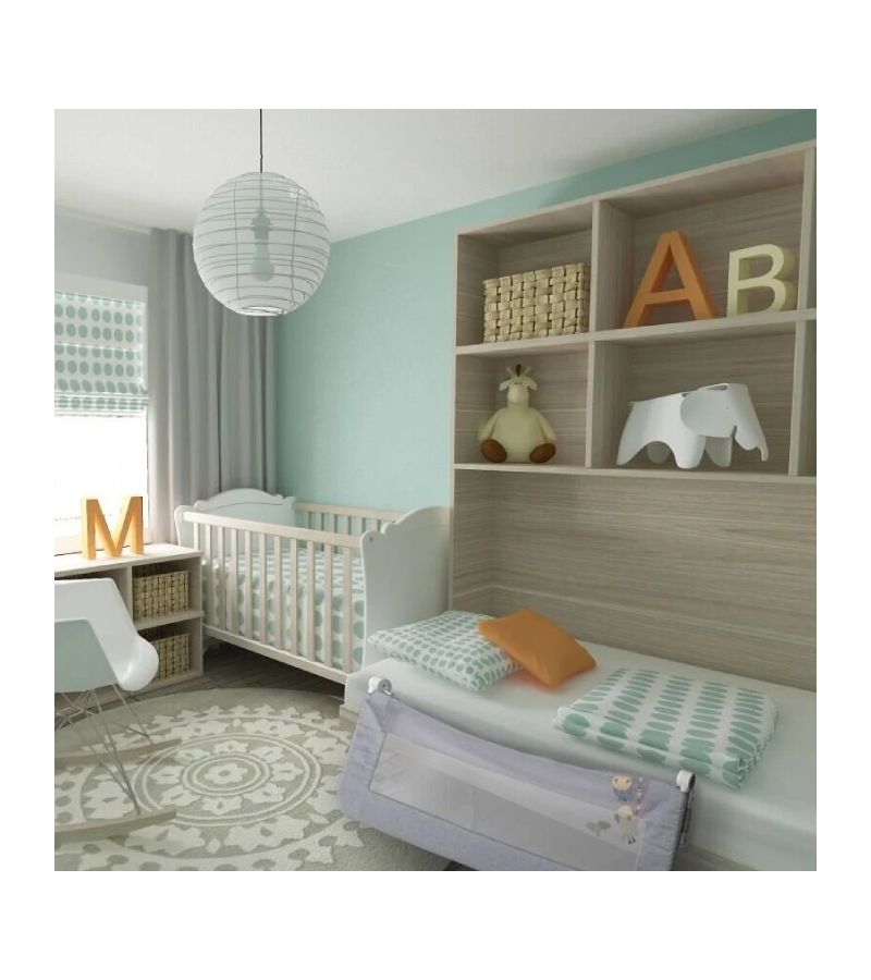 INTERBABY Indio Προστατευτικό Κρεβατιού 70x90cm Blue