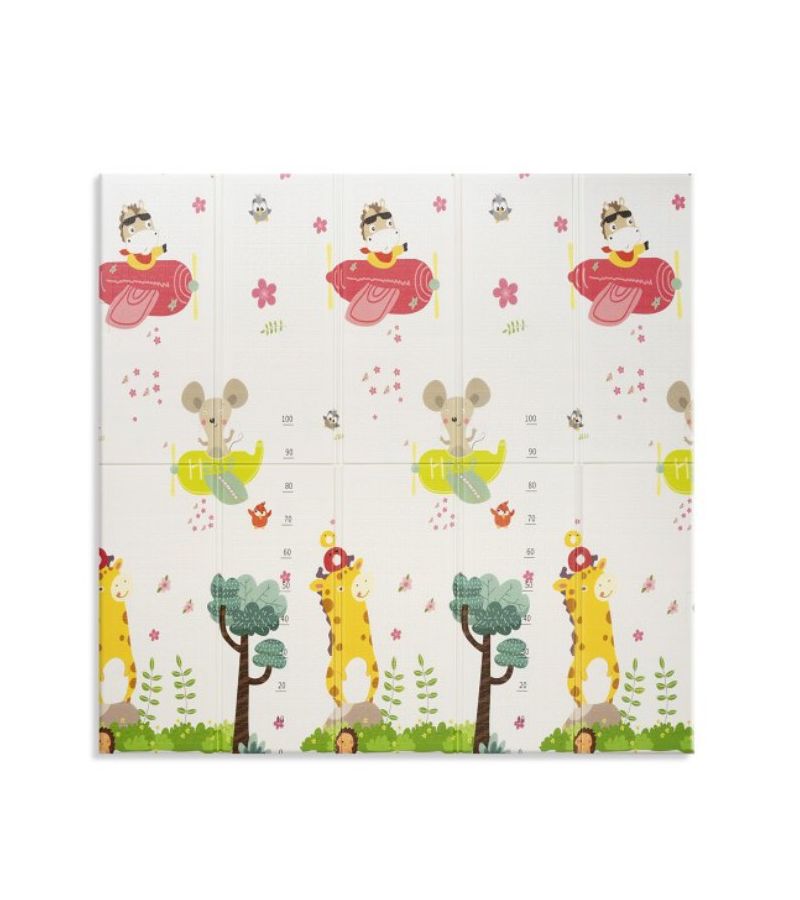 Πτυσσόμενο Χαλάκι Δραστηριοτήτων INTERBABY (180 x 200 cm) Forest ALF12