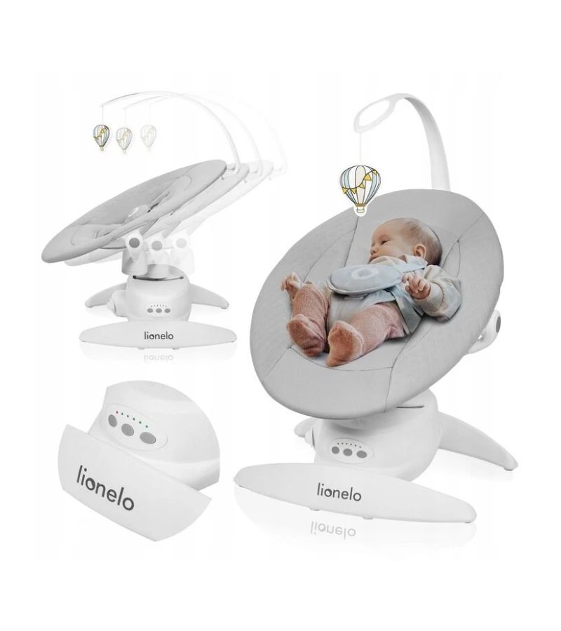 Lionelo Iris Διαδραστικό Ηλεκτρικό Ρηλάξ Gray Concrete