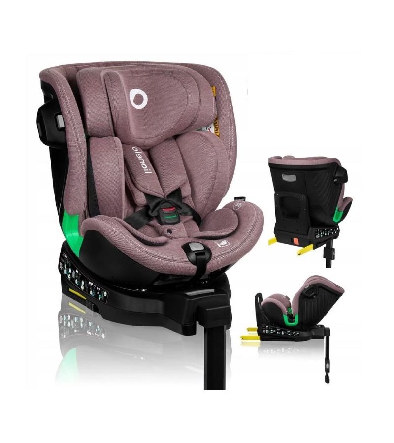 Κάθισμα Αυτοκινήτου Lionelo Harmony i-Size (40-150 cm) isofix Pink Mauve Bamboo