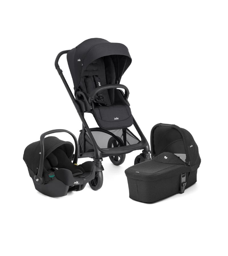 Joie Βρεφικό Trio Set Chrome 2 Raven με Πορτ μπεμπέ & Κάθισμα αυτοκινήτου i-Snug 2 Raven