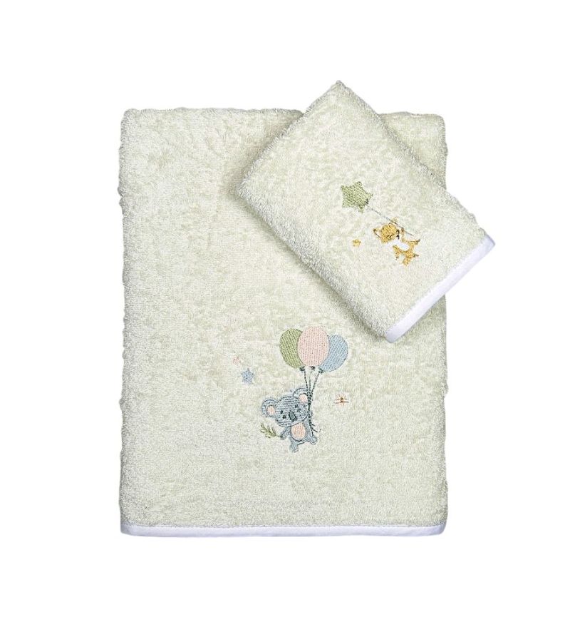 Βρεφικές Πετσέτες (Σετ 2τμχ) NIMA Jouer 30 x 50 + 70 x 140 36060