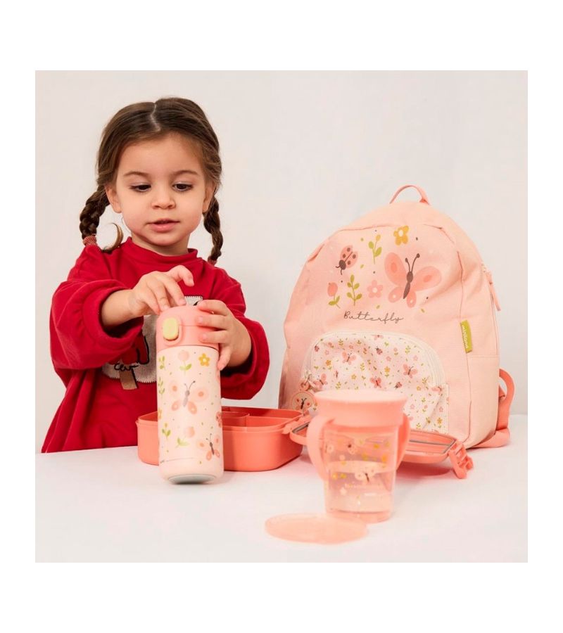 Παιδικό Ανοξείδωτο παγούρι MINILAND Butterfly 320ml ML89704