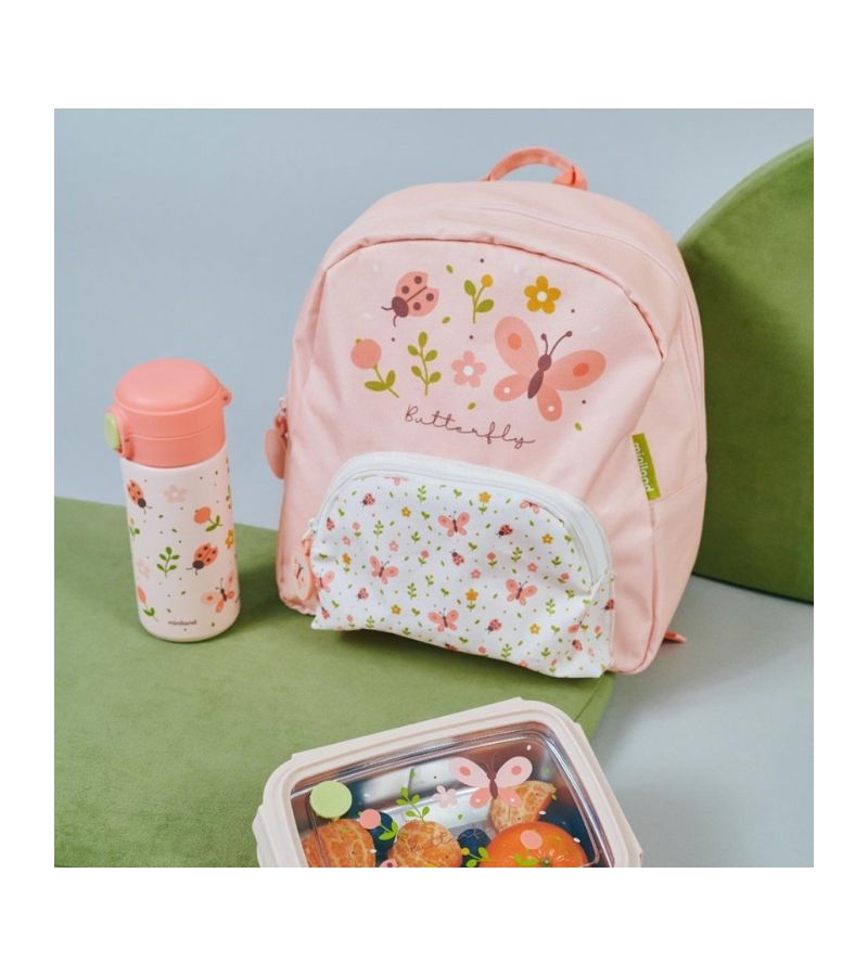 Παιδικό Ανοξείδωτο παγούρι MINILAND Butterfly 320ml ML89704