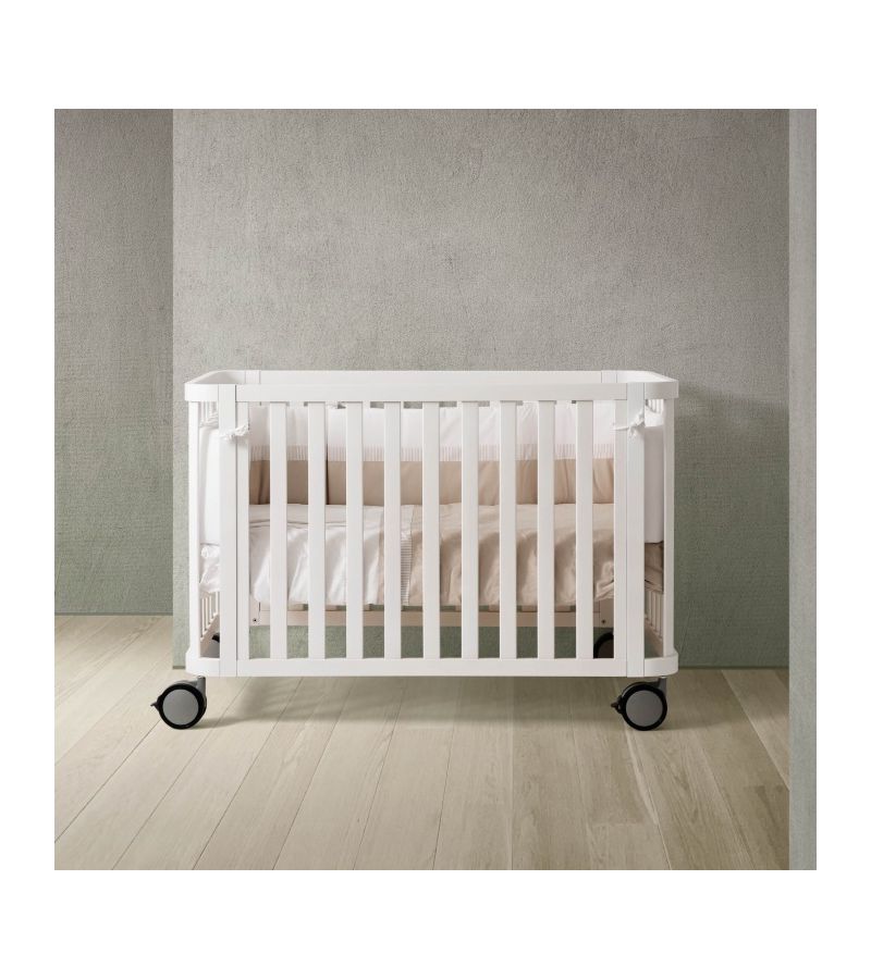 Βρεφικό Κρεβατάκι Πολυμορφικό PALI Junior Bianco 75x63x77h