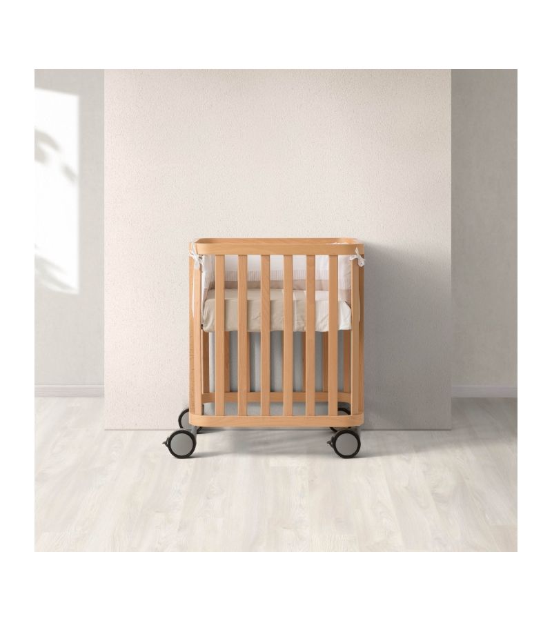 Βρεφικό Κρεβατάκι Πολυμορφικό PALI Junior Naturale 75x63x77h