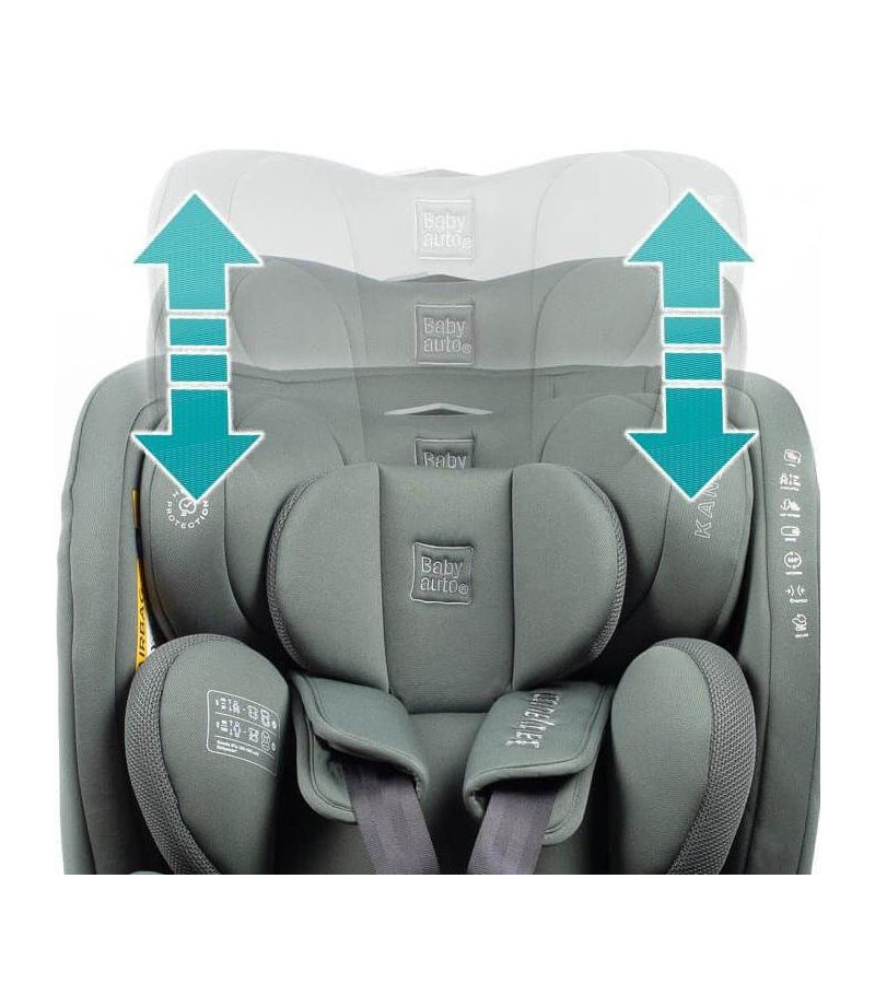 Κάθισμα αυτοκινήτου BABY AUTO Kanda i-Fix i-Size(40-150cm) Phantom Grey