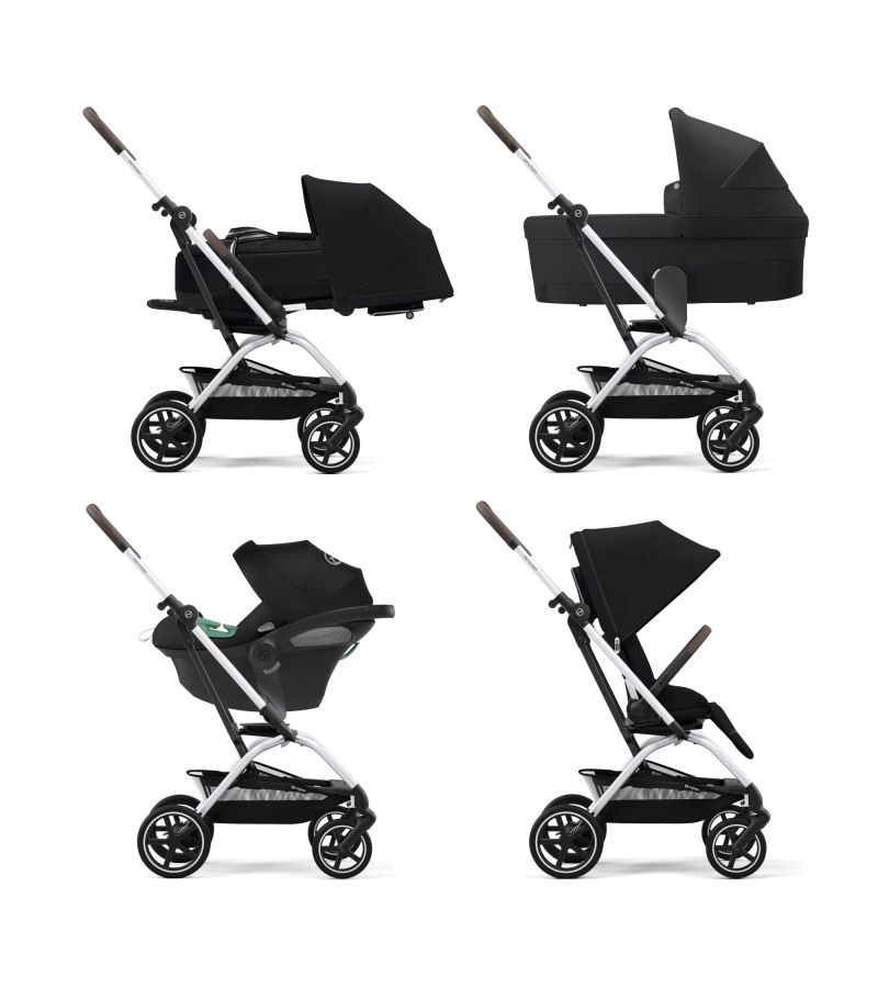 Βρεφικό καρότσι CYBEX Eezy S Twist + 2 SLV Moon Black